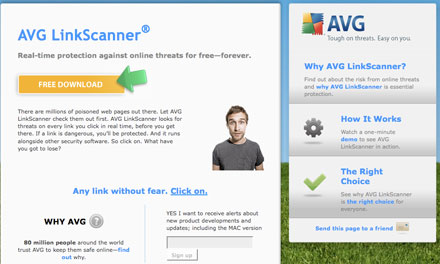 AVG LinkScanner