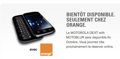 Motorola Dext Orange